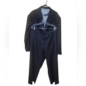 Berragamo Elegant Dark Gray Wool Suit Made in Italy Dino Filarte Super 110 56/50